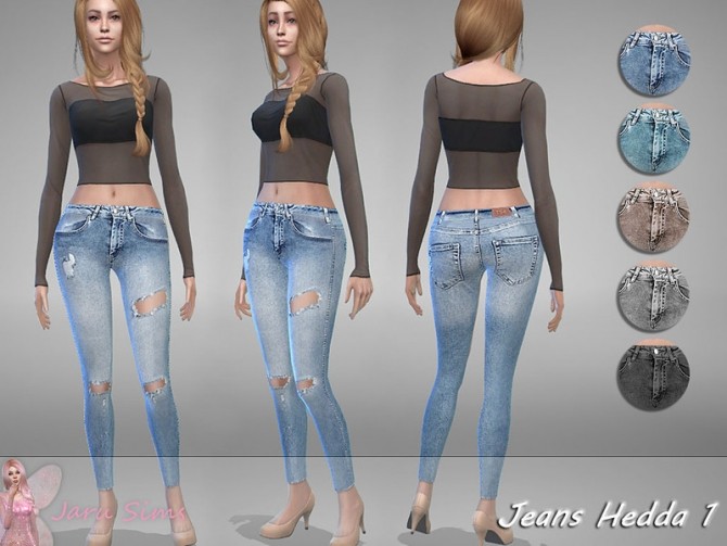 Sims 4 Jeans Hedda 1 by Jaru Sims at TSR