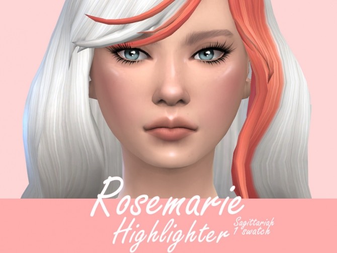 Sims 4 Rosemarie Highlighter by Sagittariah at TSR