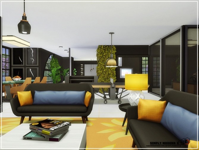 Sims 4 Simply modern 2 home by Danuta720 at TSR
