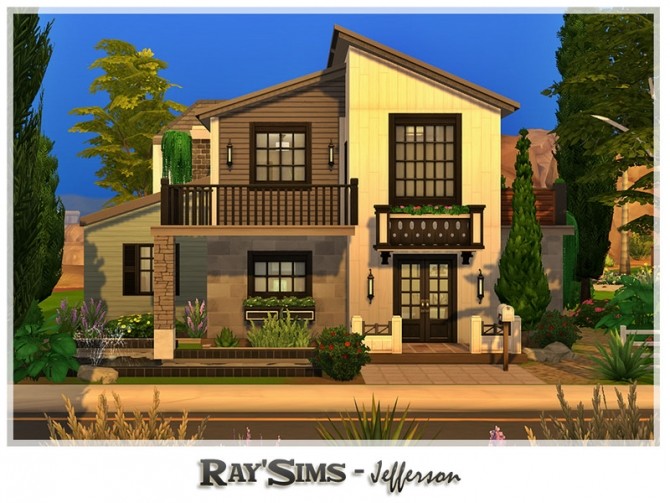 Sims 4 Jefferson house by Ray Sims at TSR