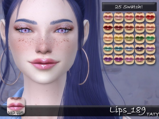 Sims 4 Lips 189 by tatygagg at TSR