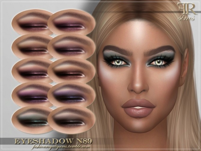 Sims 4 FRS Eyeshadow N89 by FashionRoyaltySims at TSR
