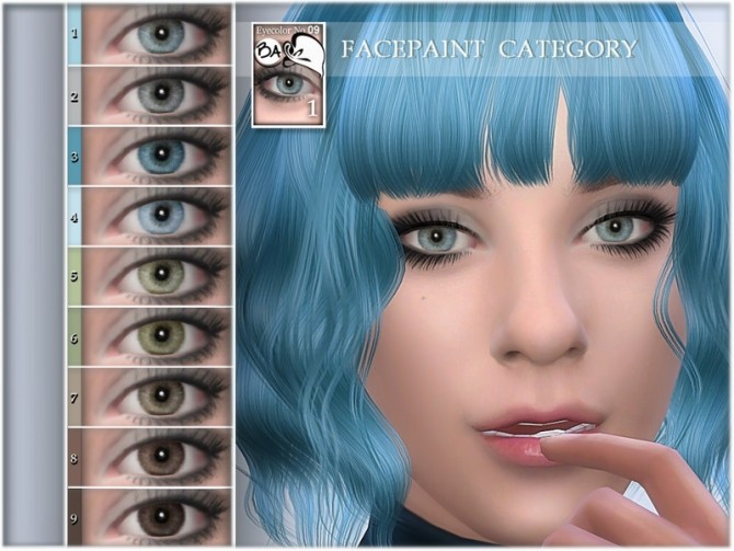 Sims 4 Natural eye colors 09 by BAkalia at TSR