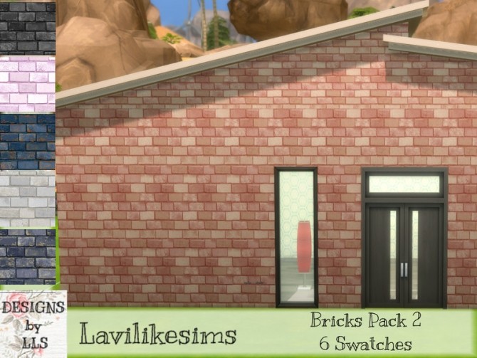Sims 4 Outdoor Bricks 2 by lavilikesims at TSR