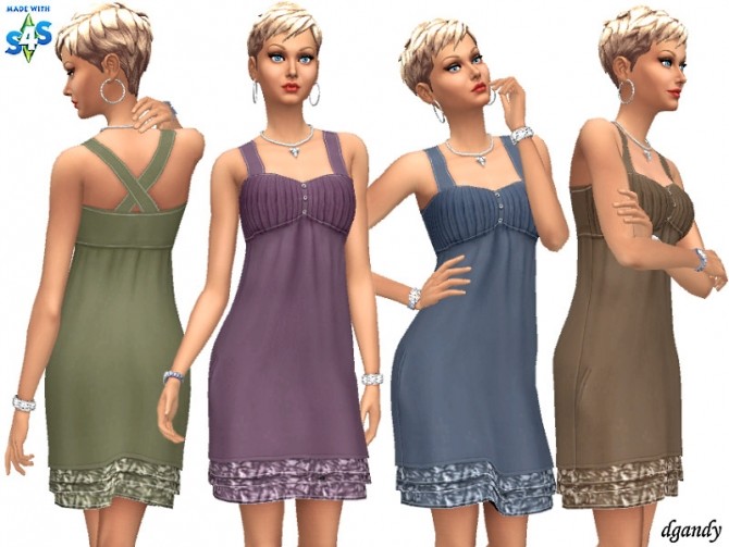 Dress 20200303 By Dgandy At Tsr Sims 4 Updates