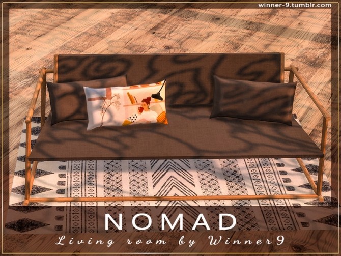 Nomad Living Room by Winner9 at TSR » Sims 4 Updates