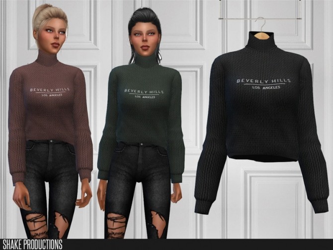 Sims 4 394 Sweater by ShakeProductions at TSR