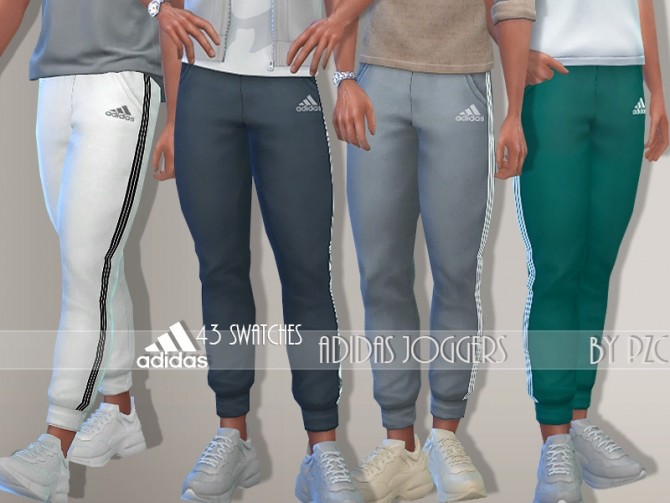 Sims 4 Joggers 9096 for male by Pinkzombiecupcakes at TSR
