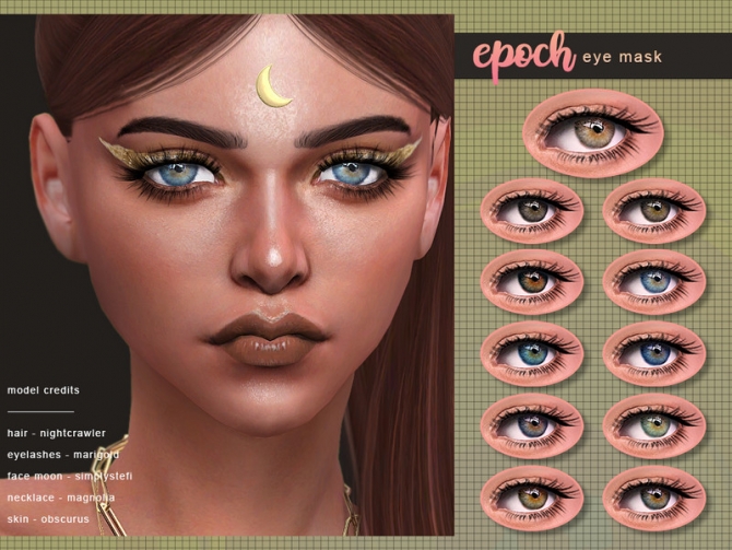 Epoch Eye Mask by Screaming Mustard at TSR » Sims 4 Updates