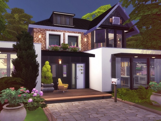 Sims 4 Phyllis cozy cottage by Rirann at TSR