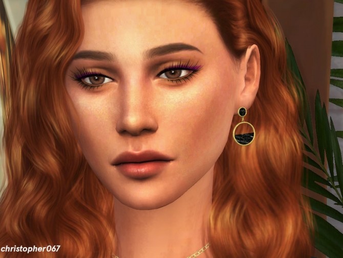 Sims 4 Material Girl Earrings by Christopher067 at TSR