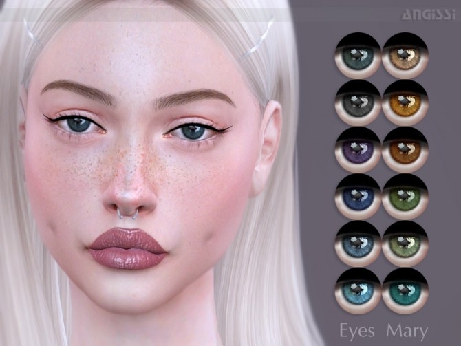 Sims 4 Mary eyes by ANGISSI at TSR