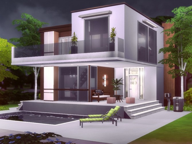 Sims 4 Inga house by Rirann at TSR