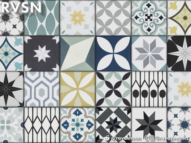Sims 4 Groutest Of All Tile by RAVASHEEN at TSR