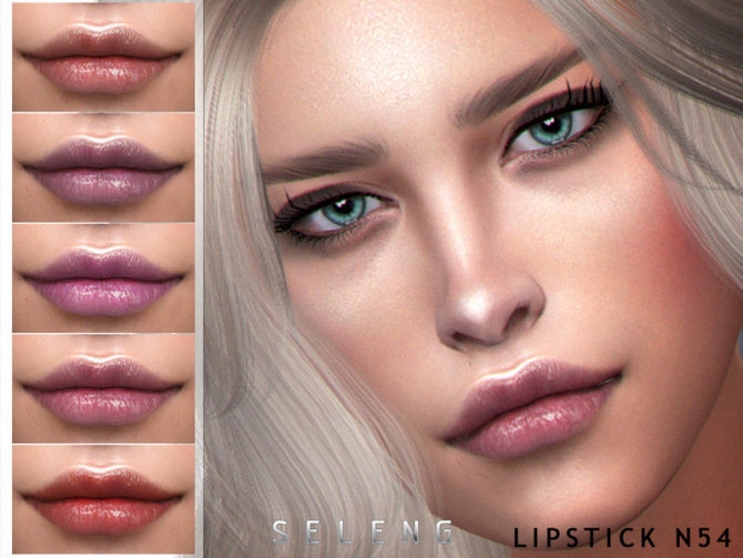 Lipstick N54 by Seleng at TSR » Sims 4 Updates