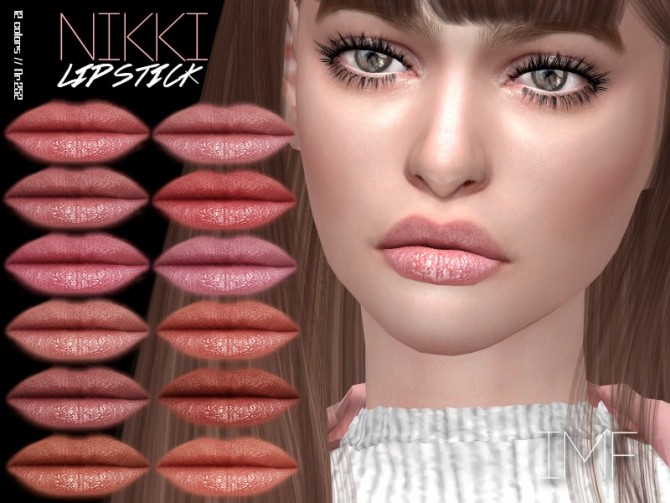 Sims 4 IMF Nikki Lipstick N.252 by IzzieMcFire at TSR