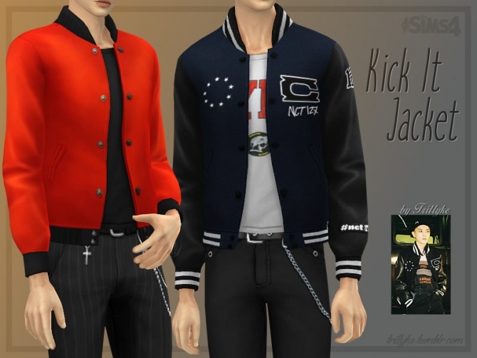 Sims 4 Kick It Jacket by Trillyke at TSR