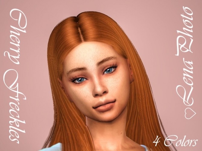 Sims 4 Cherry Freckles 01 by LenaPhoto at TSR