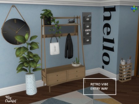 Retro Vibe Entryway by Chicklet at TSR