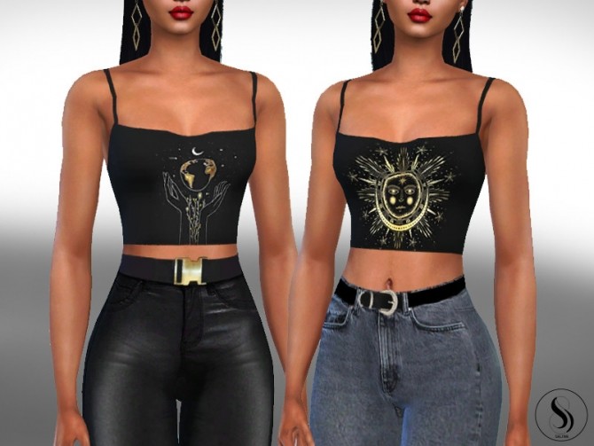 Sims 4 Conceptual Top by Saliwa at TSR