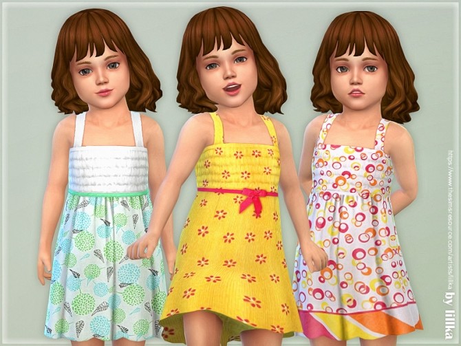 Sims 4 Toddler Dresses Collection P126 by lillka at TSR
