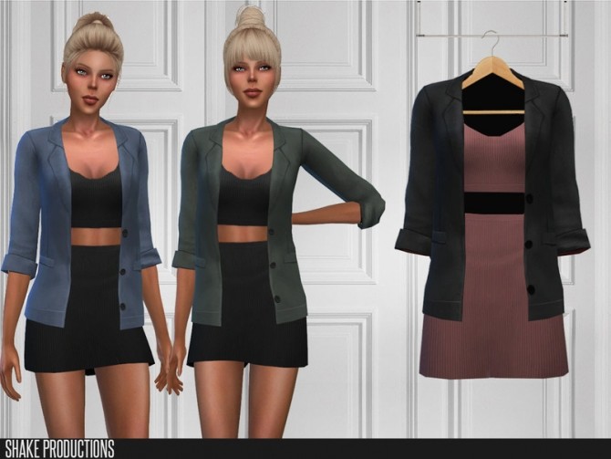 Sims 4 390 Dress by ShakeProductions at TSR