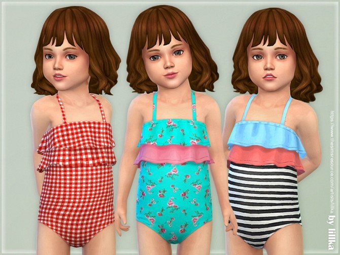 Sims 4 Toddler Swimsuit P09 by lillka at TSR
