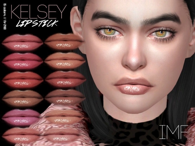 Sims 4 IMF Kelsey Lipstick N.248 by IzzieMcFire at TSR