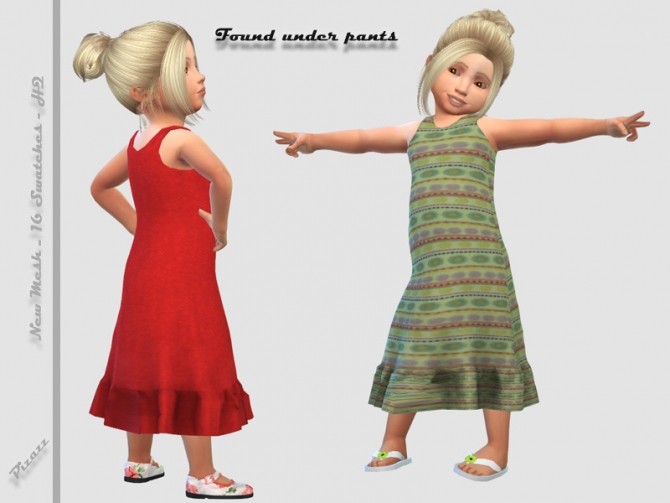 Sims 4 Toddler Dress 005 by pizazz at TSR
