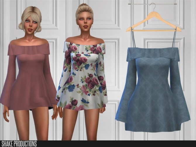 Sims 4 397 Dress by ShakeProductions at TSR