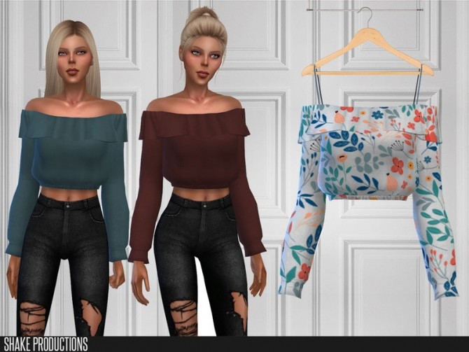 398 Top by ShakeProductions at TSR » Sims 4 Updates