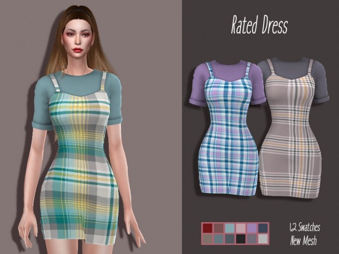 Sims 4 LMCS Rated Dress by Lisaminicatsims at TSR