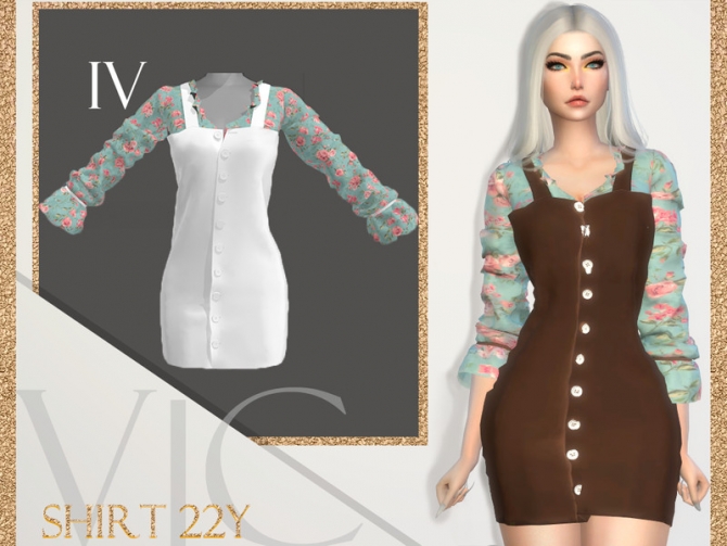 Dress A Iv By Viy Sims At Tsr Sims 4 Updates