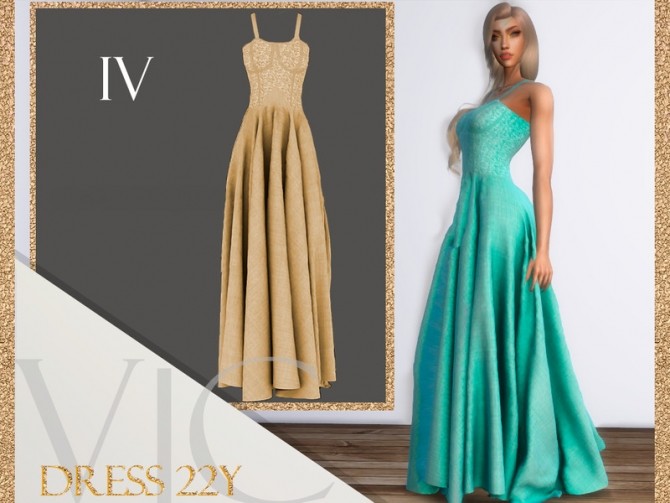 DRESS 22Y V by Viy Sims at TSR » Sims 4 Updates