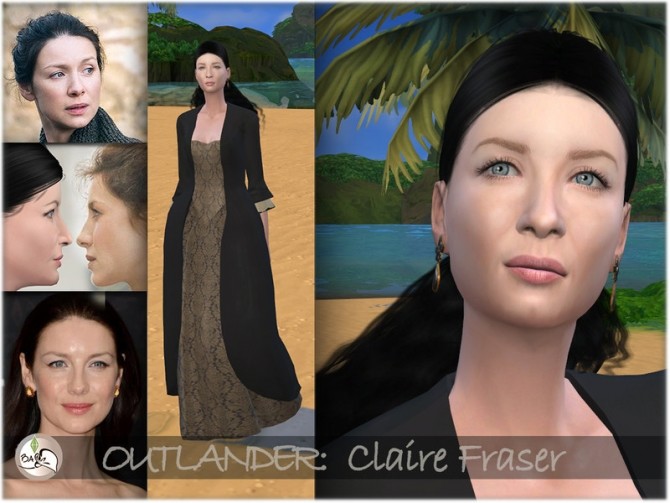 Sims 4 OUTLANDER   Claire Fraser by BAkalia at TSR