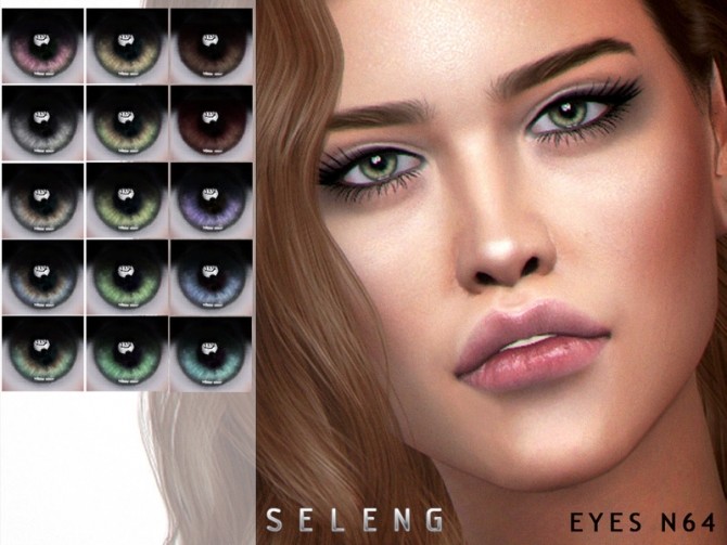 Sims 4 Eyes N64 by Seleng at TSR