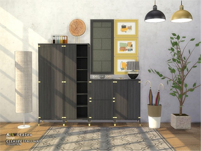 Sims 4 Cleasby Hallway by ArtVitalex at TSR