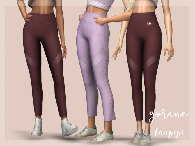 Sims 4 Gorane gym leggings by laupipi at TSR