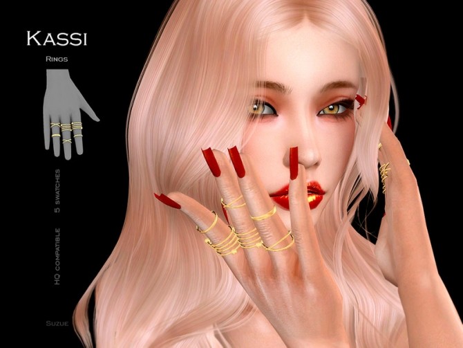Sims 4 Kassi Ring R by Suzue at TSR