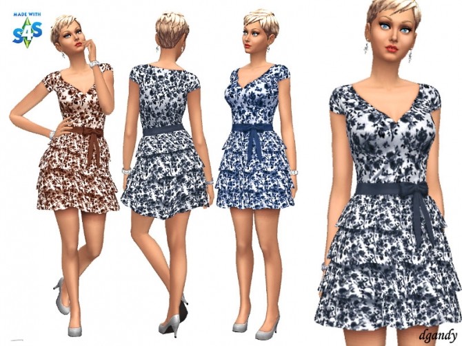 Dress 20200314 By Dgandy At Tsr Sims 4 Updates