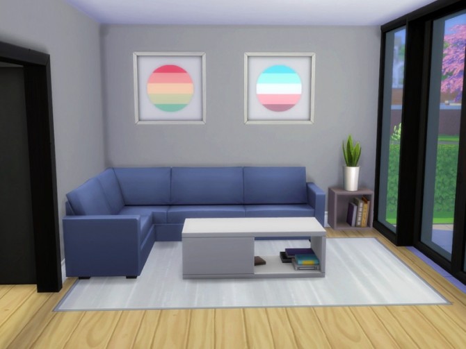 Sims 4 Modern One Storey home by Summerr Plays at TSR