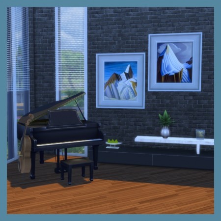 Group of Seven paintings Lawren Harris by DAJSims at Mod The Sims