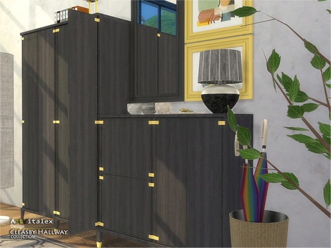 Sims 4 Cleasby Hallway by ArtVitalex at TSR