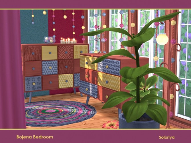 Sims 4 Bojena Bedroom by soloriya at TSR