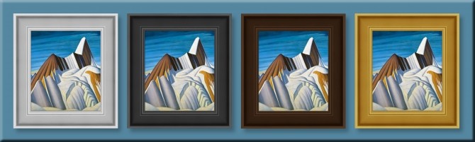 Sims 4 Group of Seven paintings Lawren Harris by DAJSims at Mod The Sims
