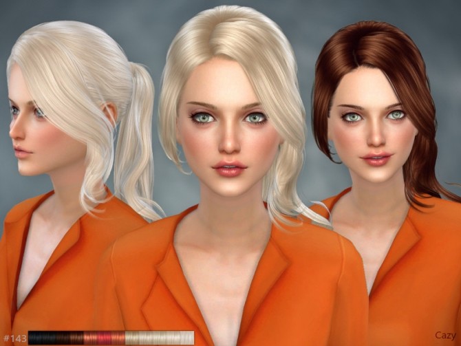Sims 4 Unofficial Hairstyle Conversion by Cazy at TSR