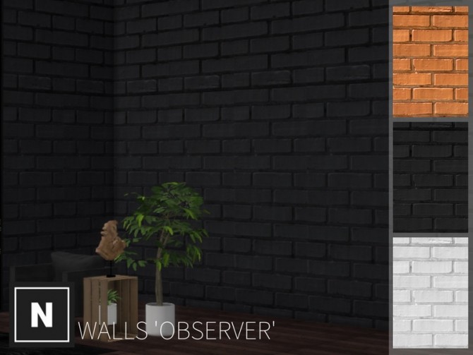 Sims 4 Observer walls by networksims at TSR