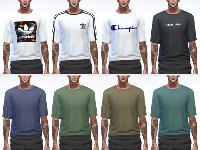 Sims 4 Loose Fit T Shirt by Darte77 at TSR