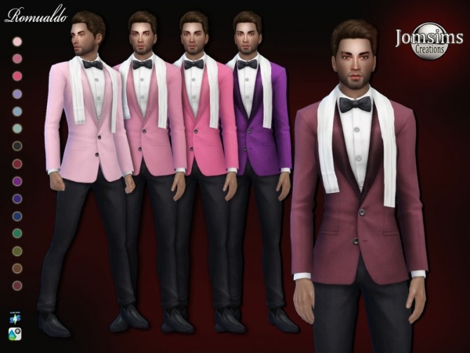 Sims 4 Romualdo outfit by jomsims at TSR