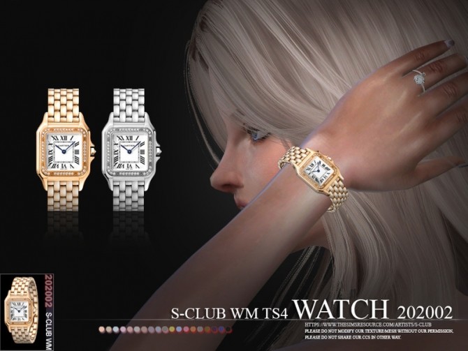 Sims 4 Watch 202002 by S Club WM at TSR